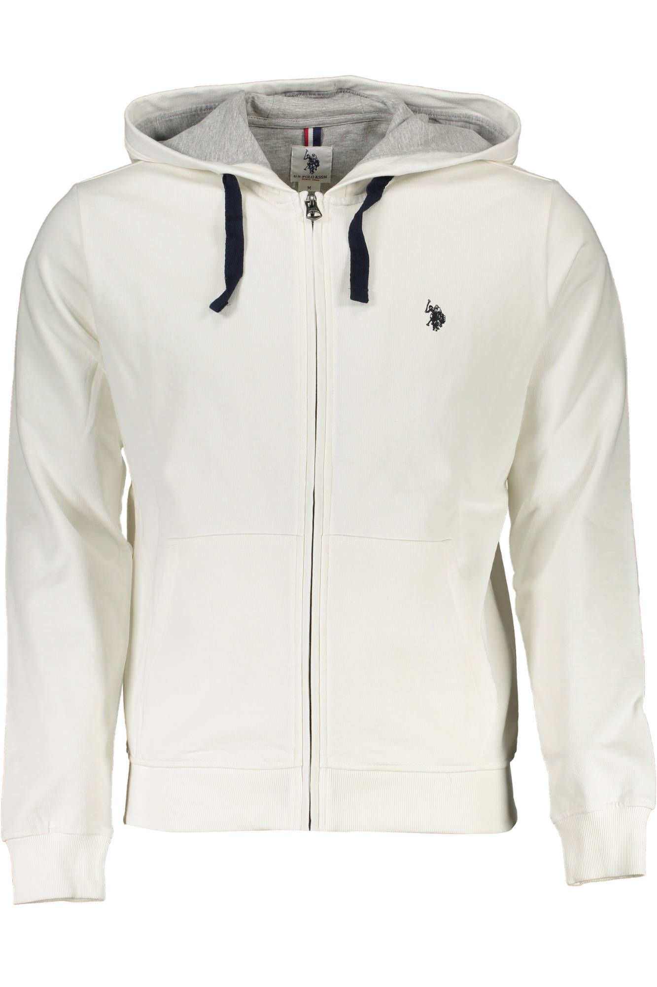 

Белый хлопковый мужской свитер U.S. Polo Assn.