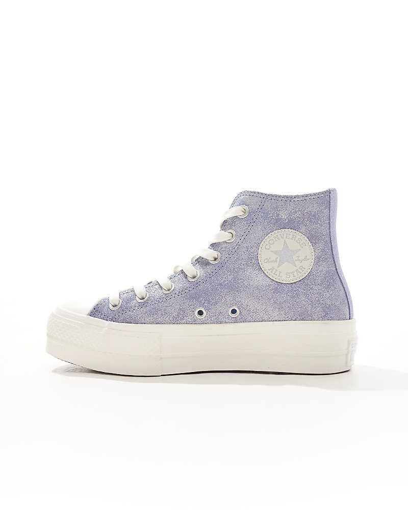 

Converse – Chuck Taylor All Star Hi Lift – Голубые кроссовки, Синий, Converse – Chuck Taylor All Star Hi Lift – Голубые кроссовки