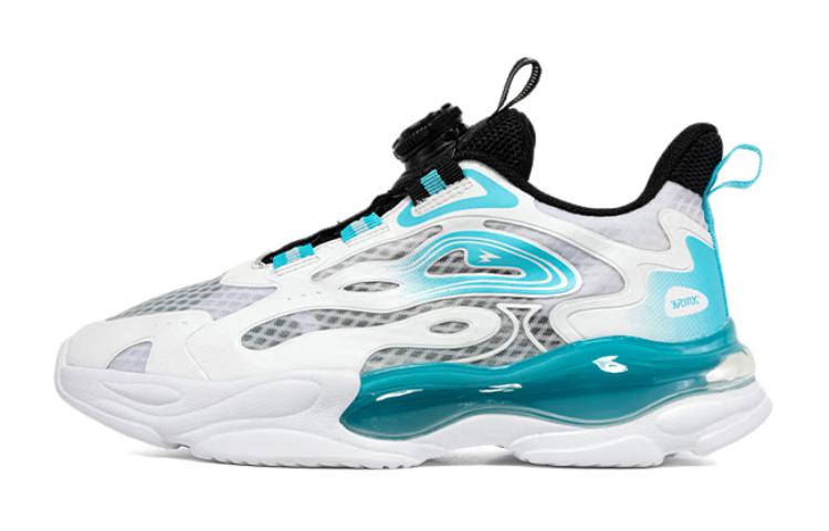 

361°KIDS Нескользящие амортизирующие низкие детские кроссовки для повседневной носки, синие, белые, подростковые