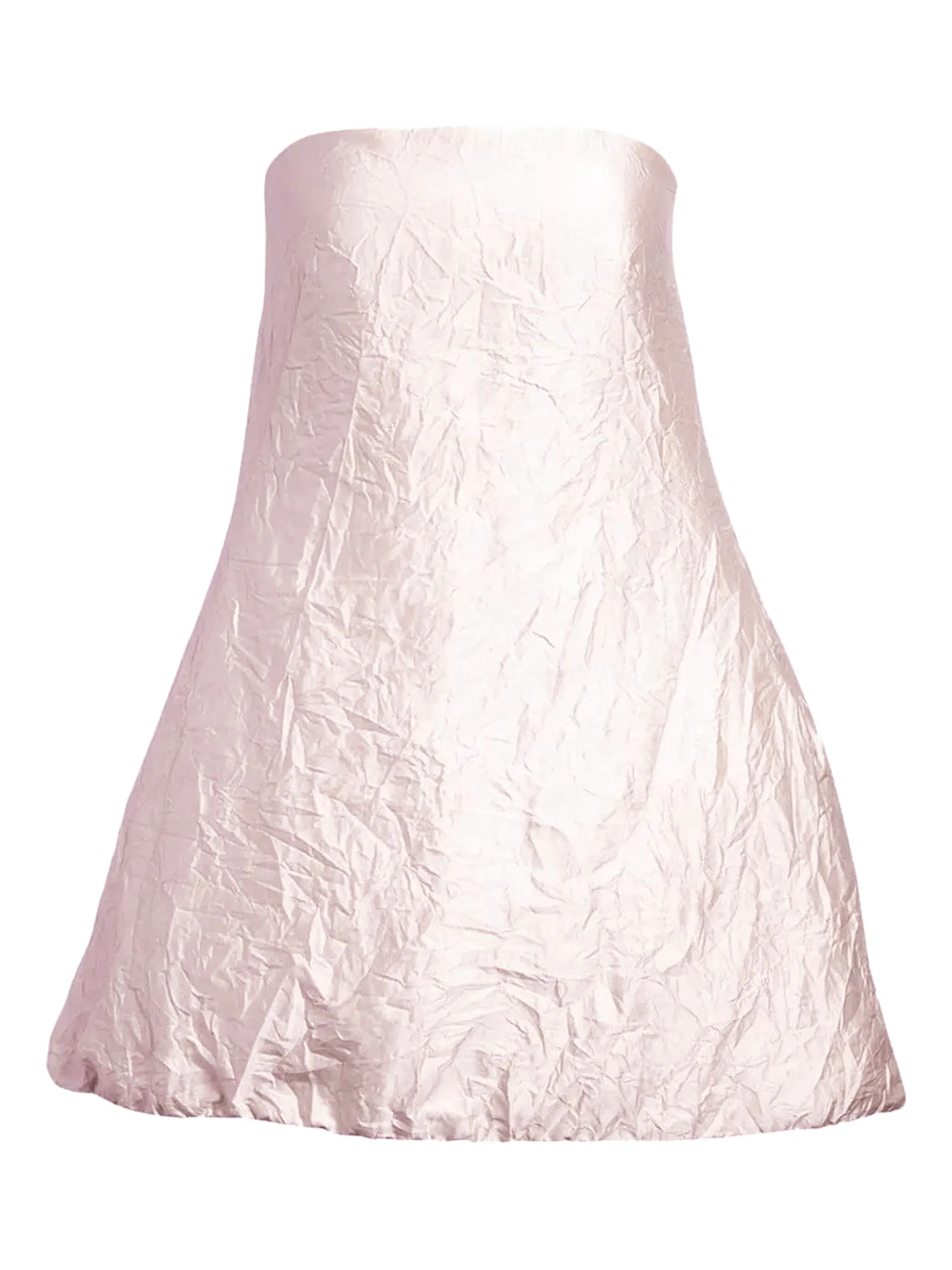 

Платье мини без бретелей Brandon Maxwell, белый