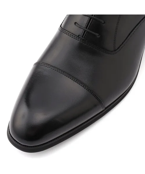 Мужские туфли из натуральной кожи Straight Tip SUIT SELECT темно-коричневые — фото 3