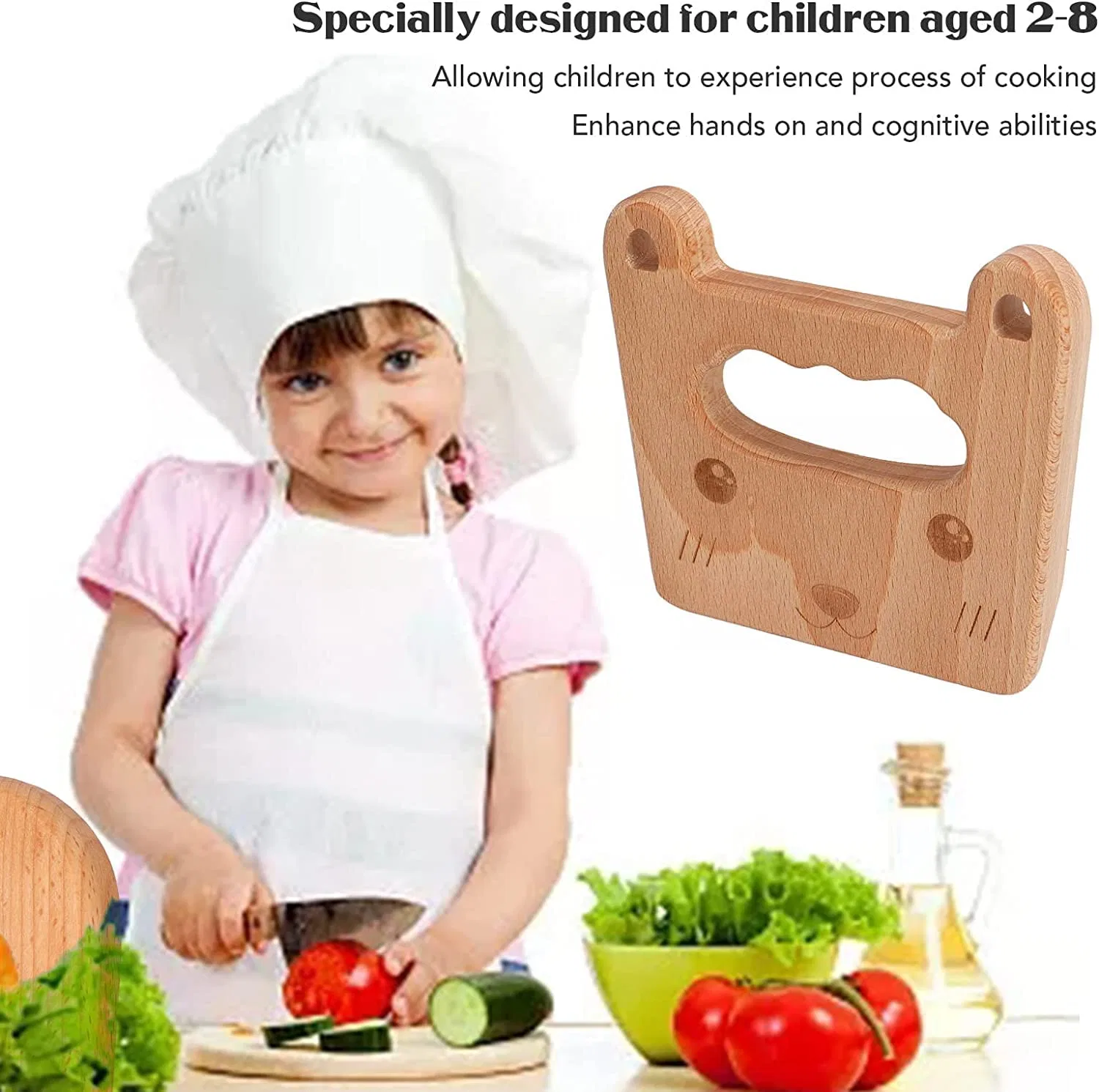 Детский деревянный нож для детей 2-8 лет от Huyayaya — фото 3