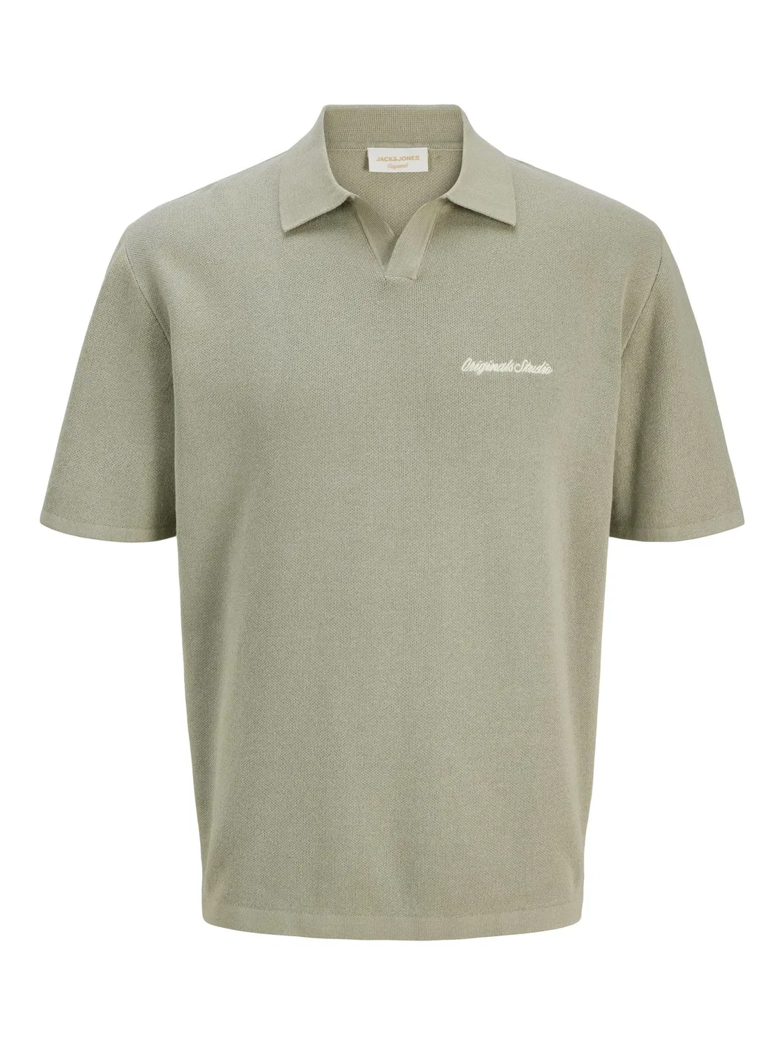 Стрикпольо короткий рукав JACK & JONES Junior, seagrass