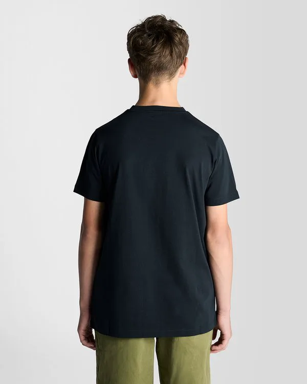 Простая футболка Lyle & Scott, Dark Navy — фото 3