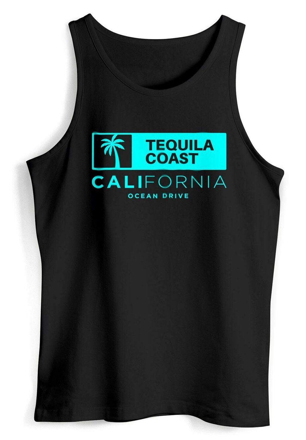

Топ TANK- CALIFORNIA PRINT OCEAN DRIVE KALIFORNIEN PALME S Neverless, черный