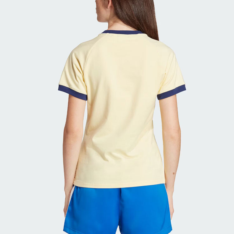 Футболка женская желтая Adidas Originals — фото 3