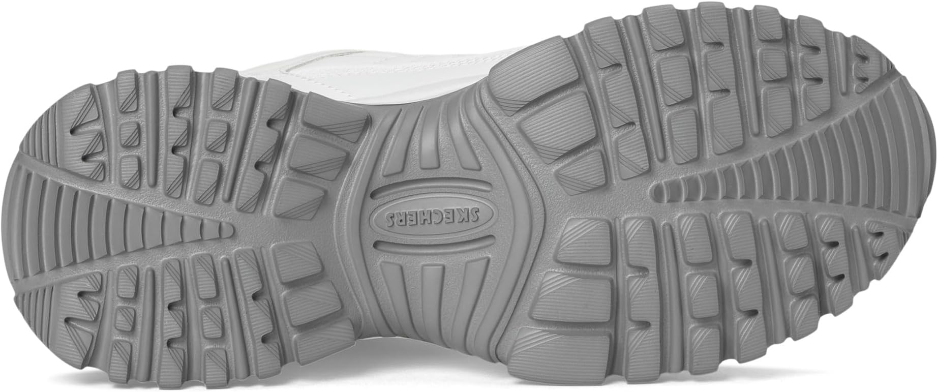 Кроссовки SKECHERS Afterburn E'Lite Grill Corporal Hands Free Slip-In, цвет White/Gray — фото 3