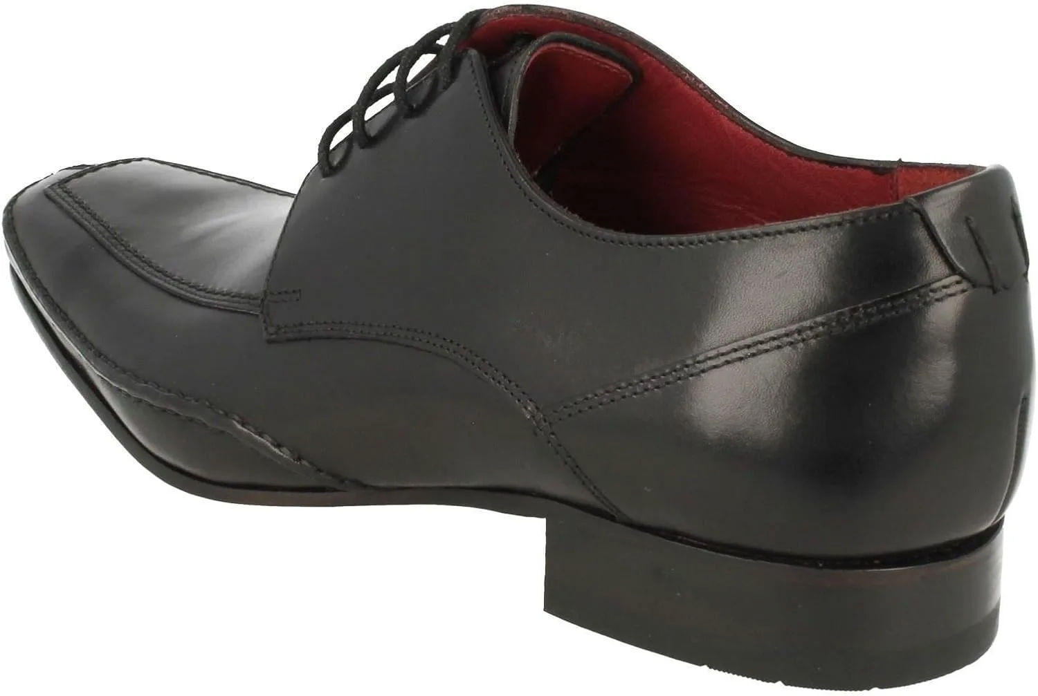 Мужские кожаные ботинки Loake Hurst на шнуровке, черный — фото 3