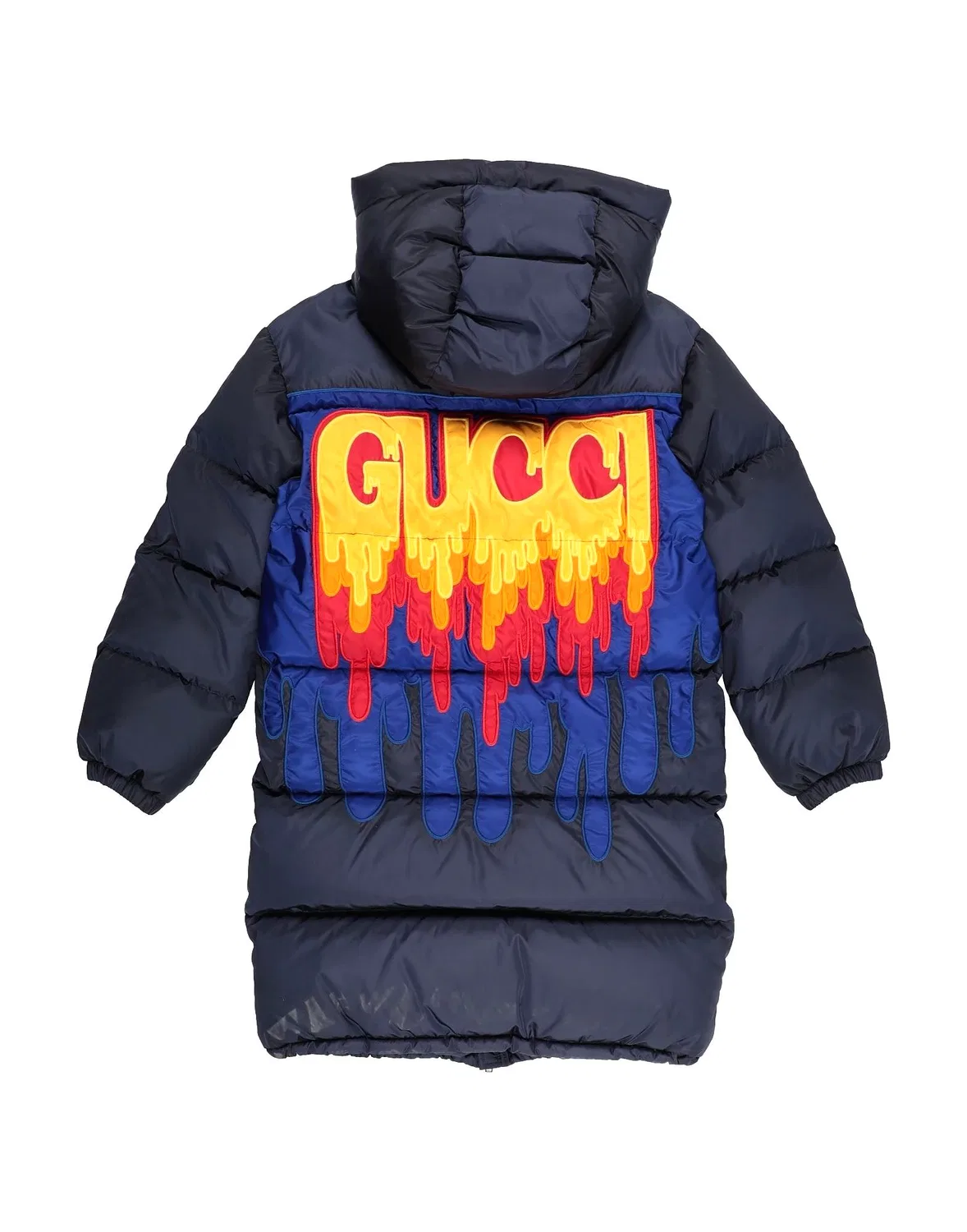 Пуховик синий GUCCI — фото 2