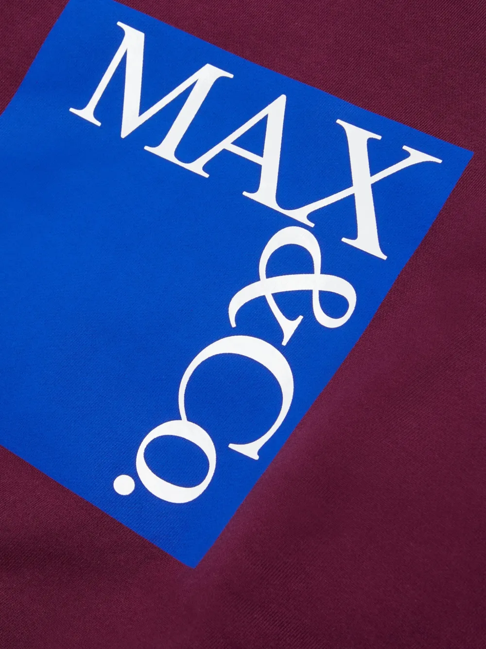 Хлопковая толстовка MAX&Co. Kids, красный — фото 4