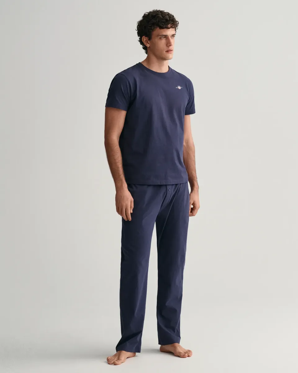 

Пижамный топ Gant "Shield Pajama T-Shirt", синий