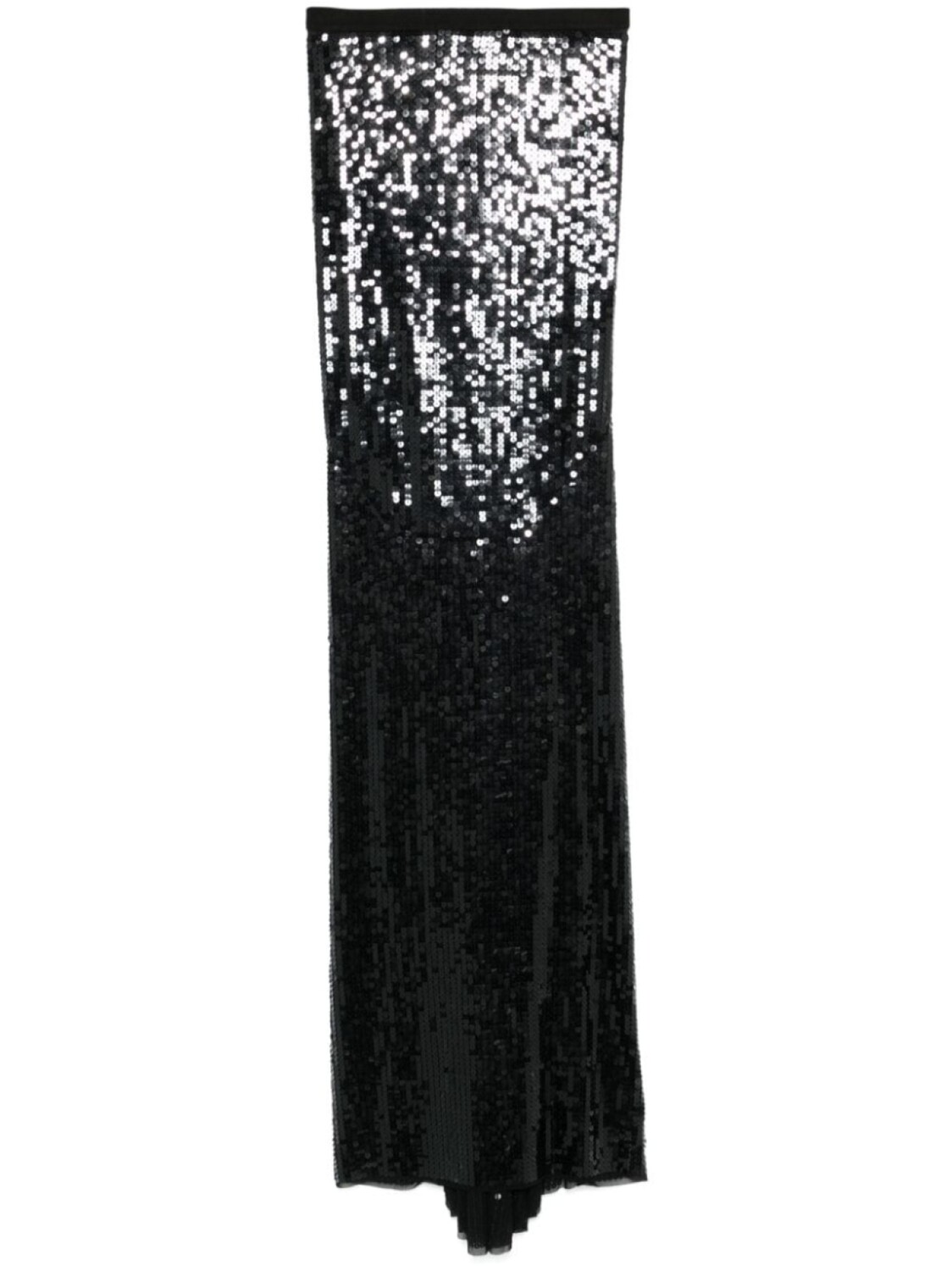 

Rick Owens Lilies юбка макси с пайетками, черный