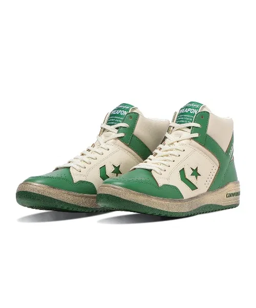 Мужские кроссовки Converse Weapon HI Stranger Things зелёные