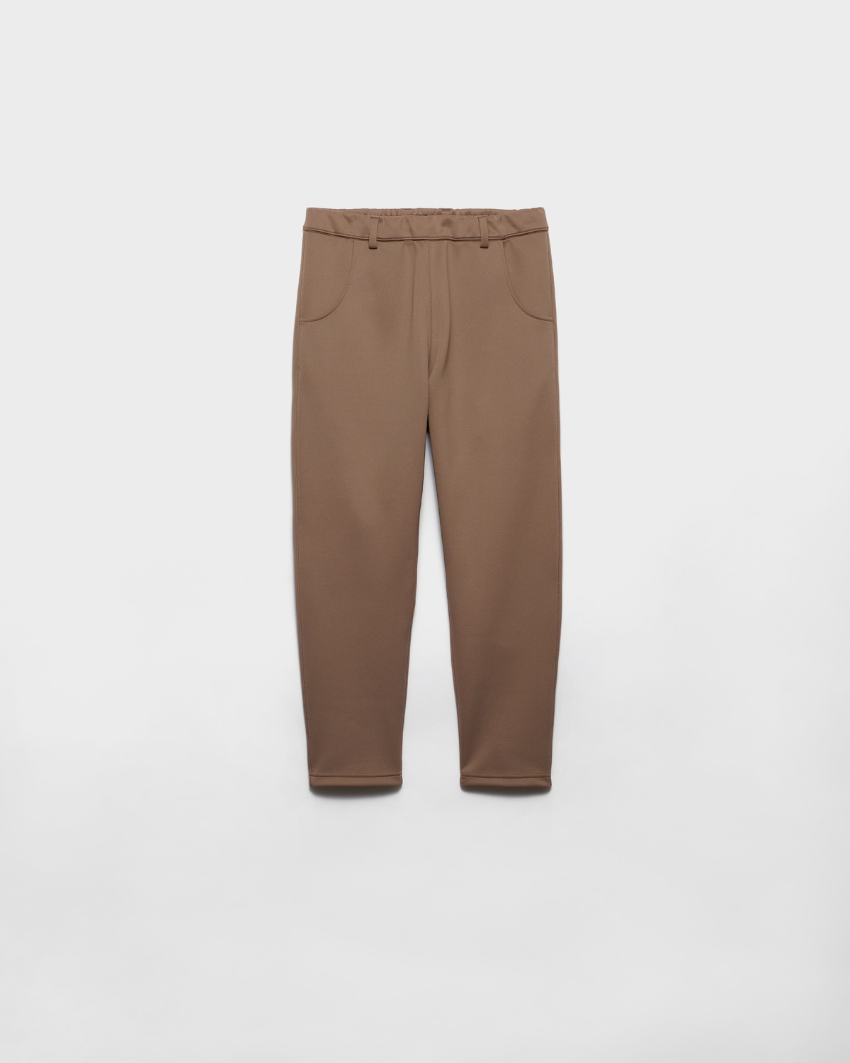 

Технические флисовые брюки Prada, коричневый цвет (bark brown)