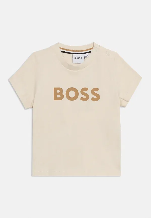 Футболка с коротким рукавом Boss Kidswear, песочный — фото 3