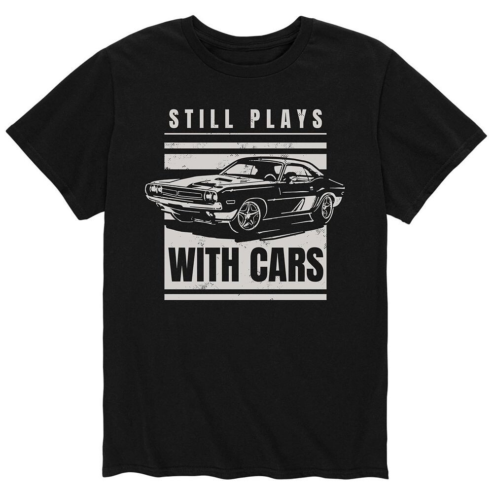 

Мужская футболка Still Plays With Cars Licensed Character, черный