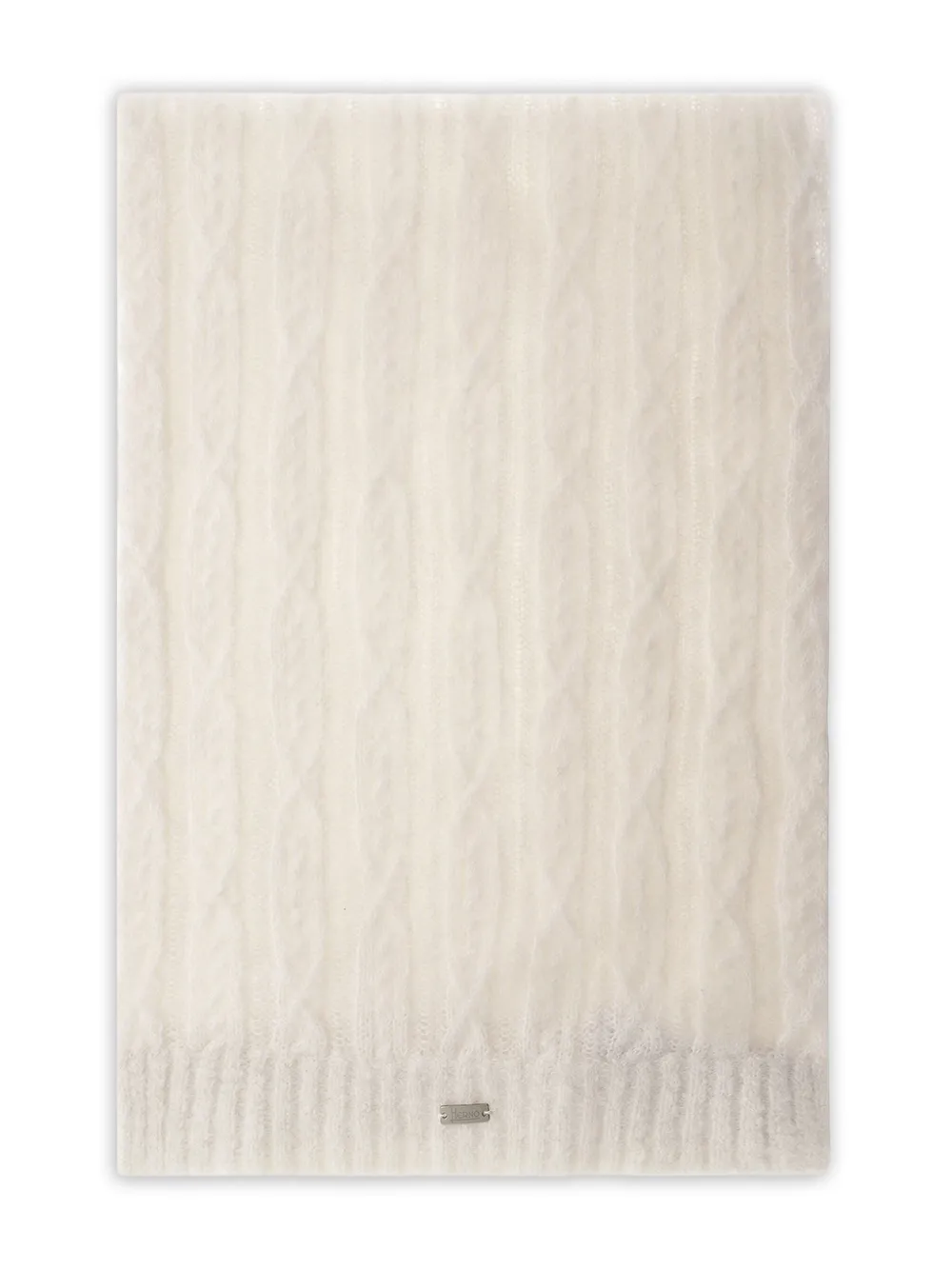 

Шарф фактурной вязки Herno, белый