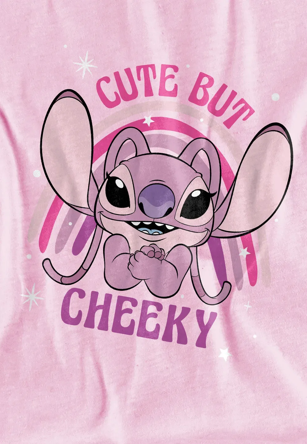Футболка детская с принтом Lilo & Stitch Disney, светло-розовый — фото 2