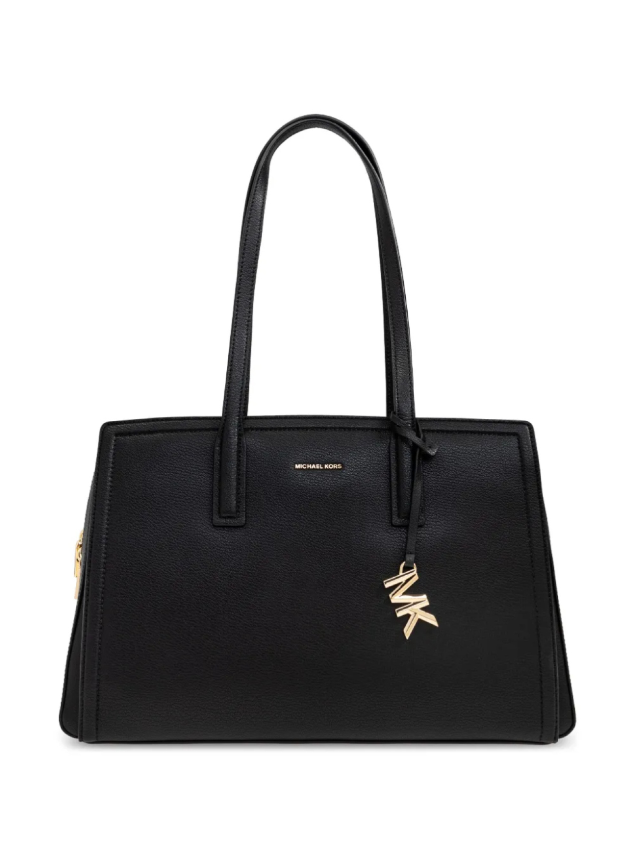 

Сумка через плечо с подвеской-логотипом Michael Michael Kors, черный