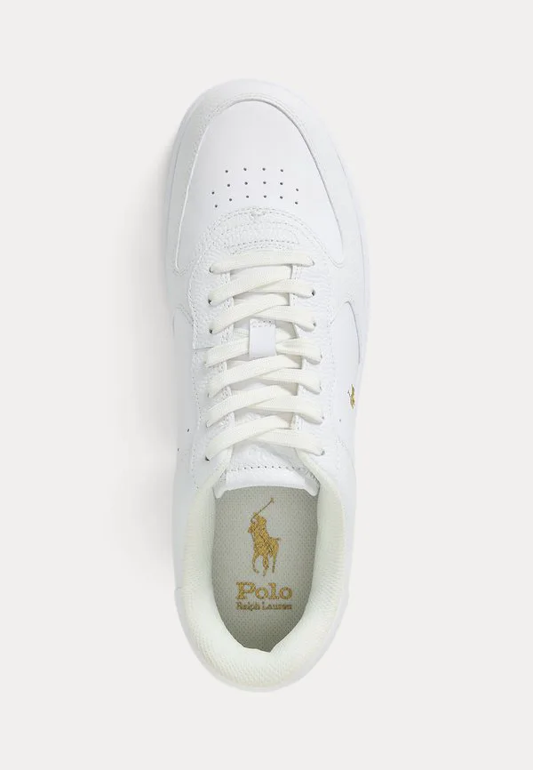 Кроссовки masters со шнуровкой Polo Ralph Lauren, White/Gold-Coloured — фото 4