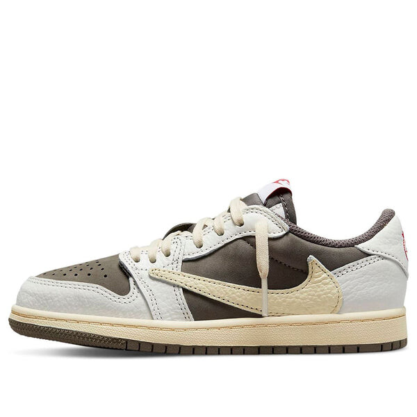 

Кроссовки 1 low og x travis scott 'reverse mocha' Air Jordan, мультиколор