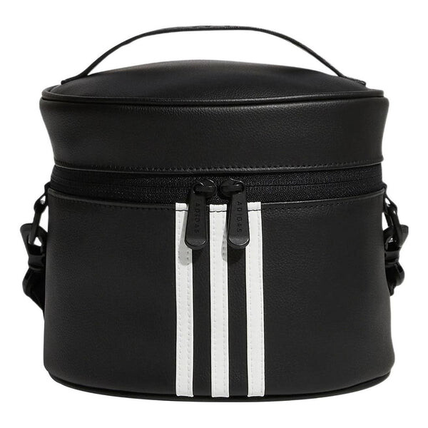 

Сумка 3-stripes round bag 'black white' Adidas, черный