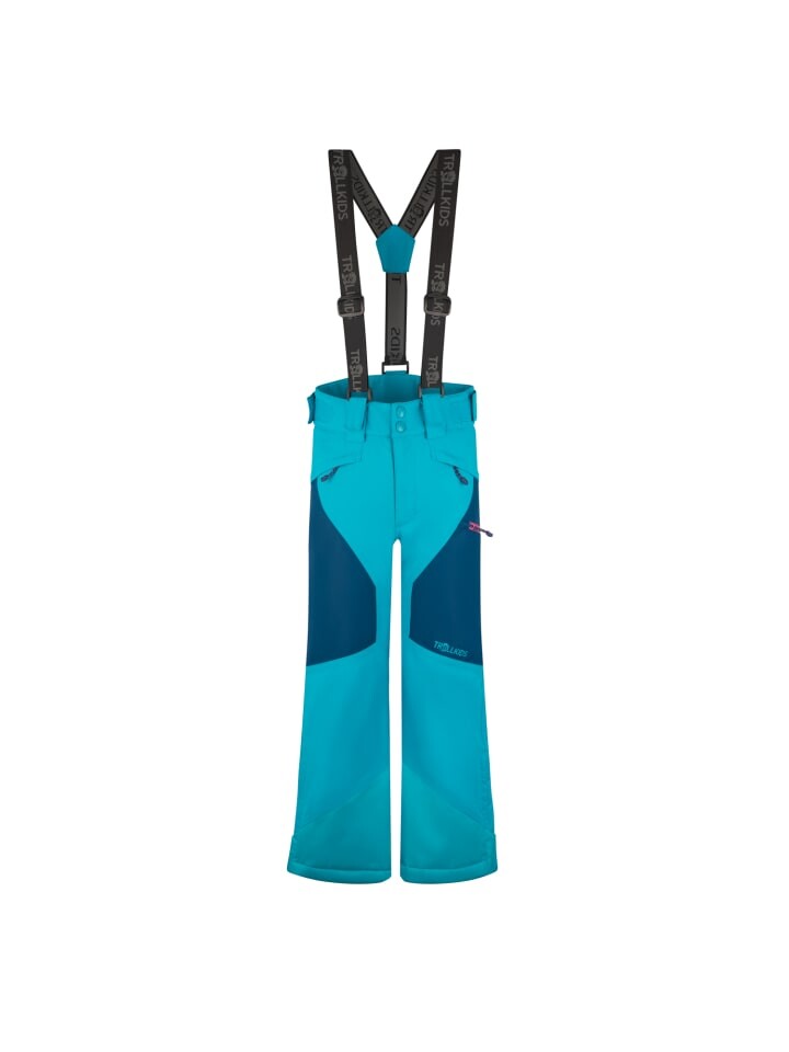 

Лыжные штаны Trollkids Ski-/ Snowboardhose Kongsberg, цвет dark turquoise