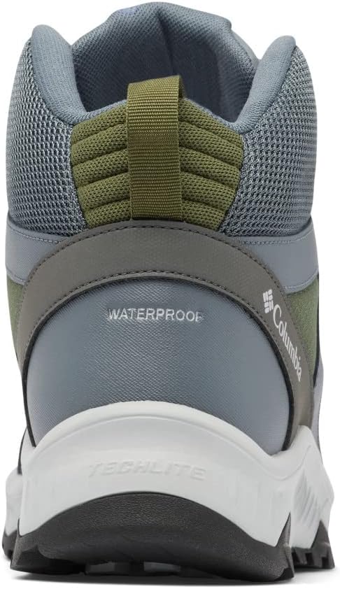 Кроссовки Columbia Men's Trailstorm Ascend Mid Waterproof Hiking Shoe, Graphite, Nori — фото 4