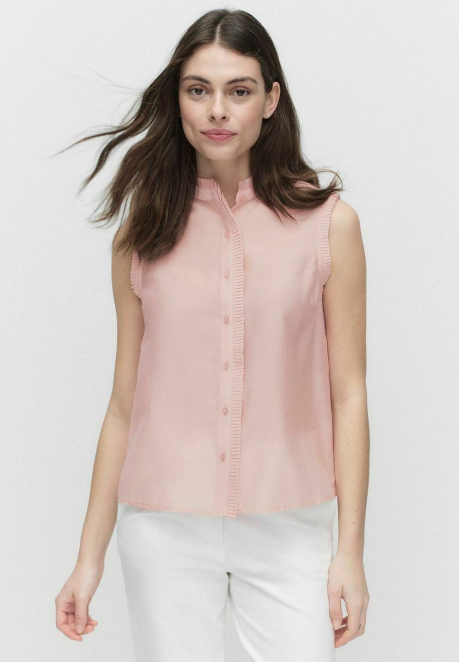 

Блуза LOUISE SHORT SLEEVED RUFFLE STOCKH LM, светло-розовый