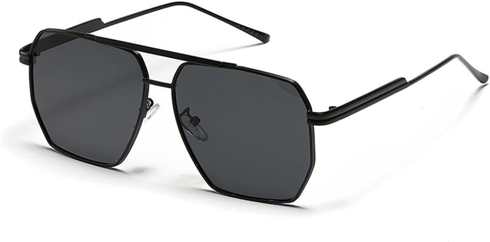 

Ретро солнцезащитные очки для женщин и мужчин, металлические солнцезащитные очки в винтажном стиле с защитой от УФ-излучения UV400 для использования на открытом воздухе HCPIHF, Black