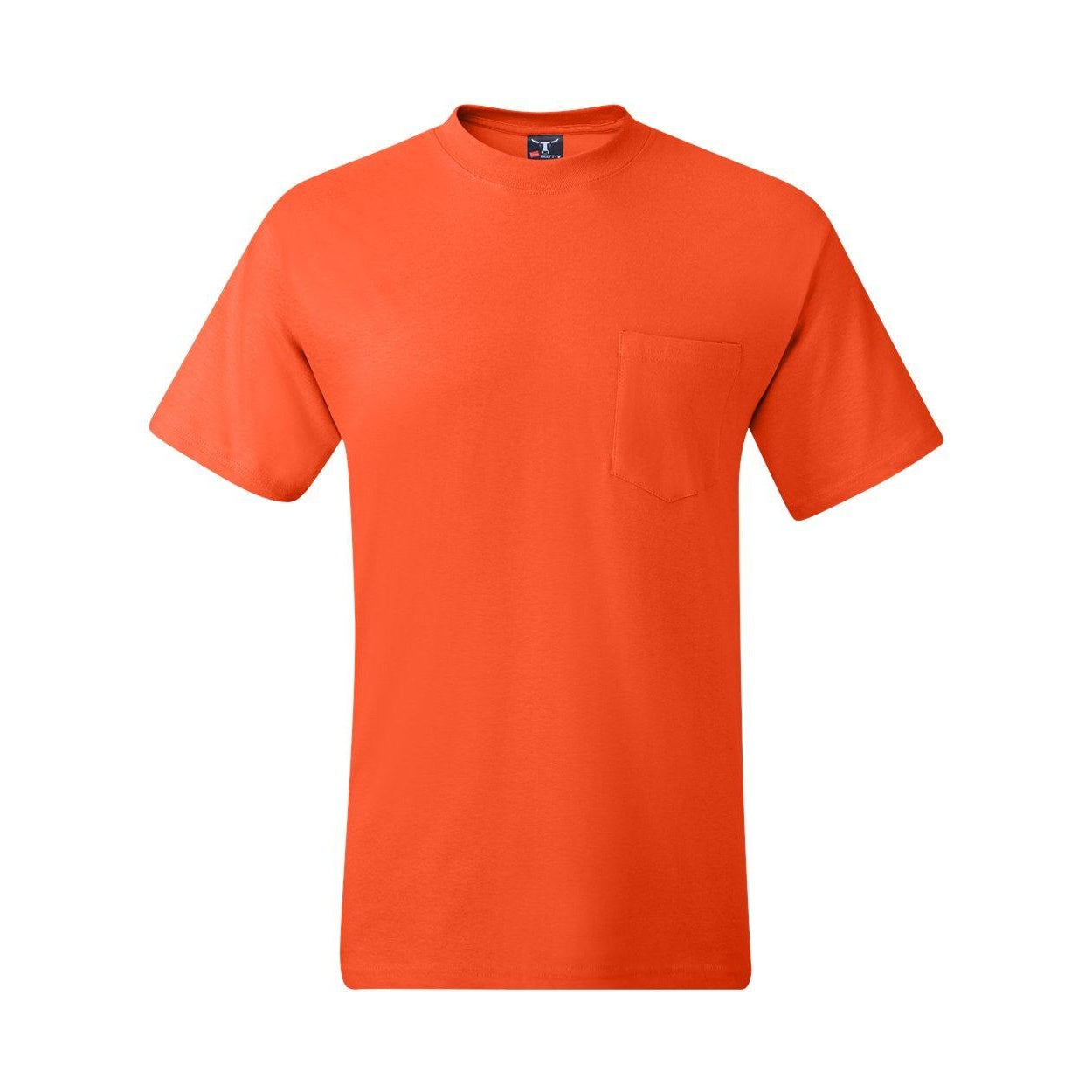 

Футболка Hanes Beefy-T с карманом, оранжевый