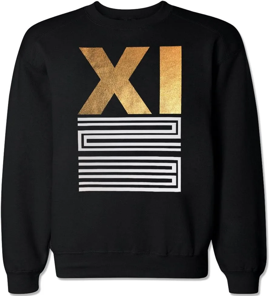 

FTD Apparel мужской свитер с круглым вырезом Retro 11 XI 23 Gold