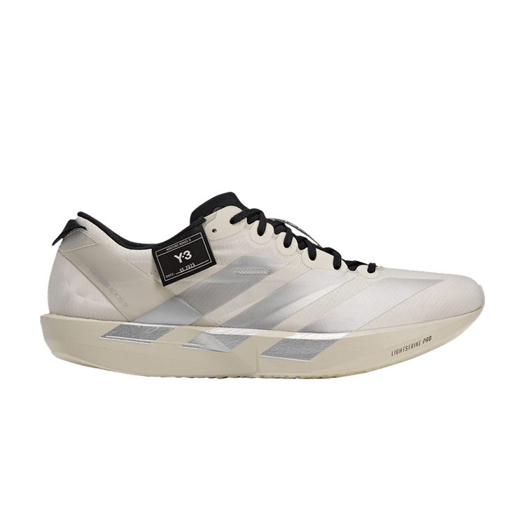 

Кроссовки Y-3 Adios 9 'Alumina Black', кремовый