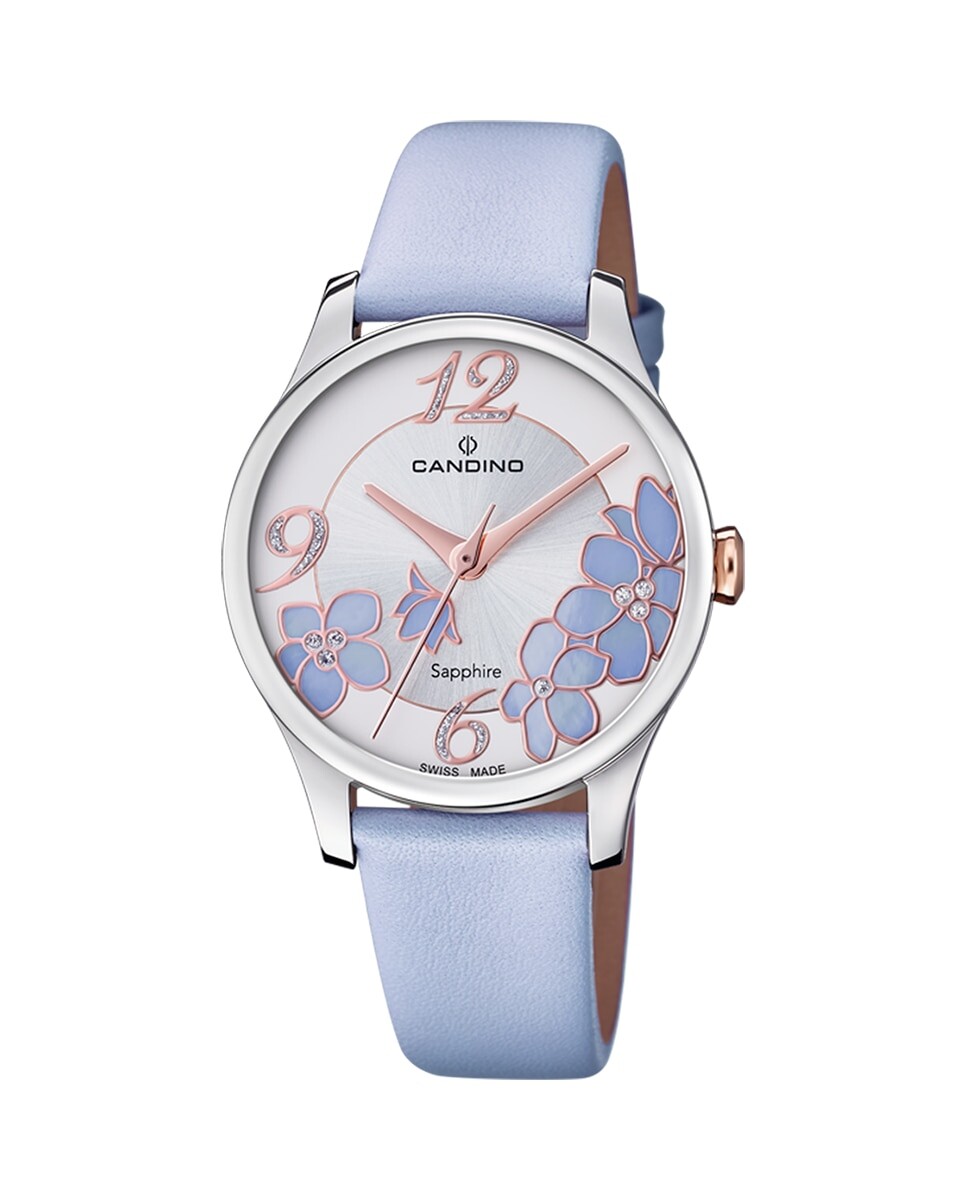 

C4720/3 Женские часы Newness из синей кожи Candino, синий