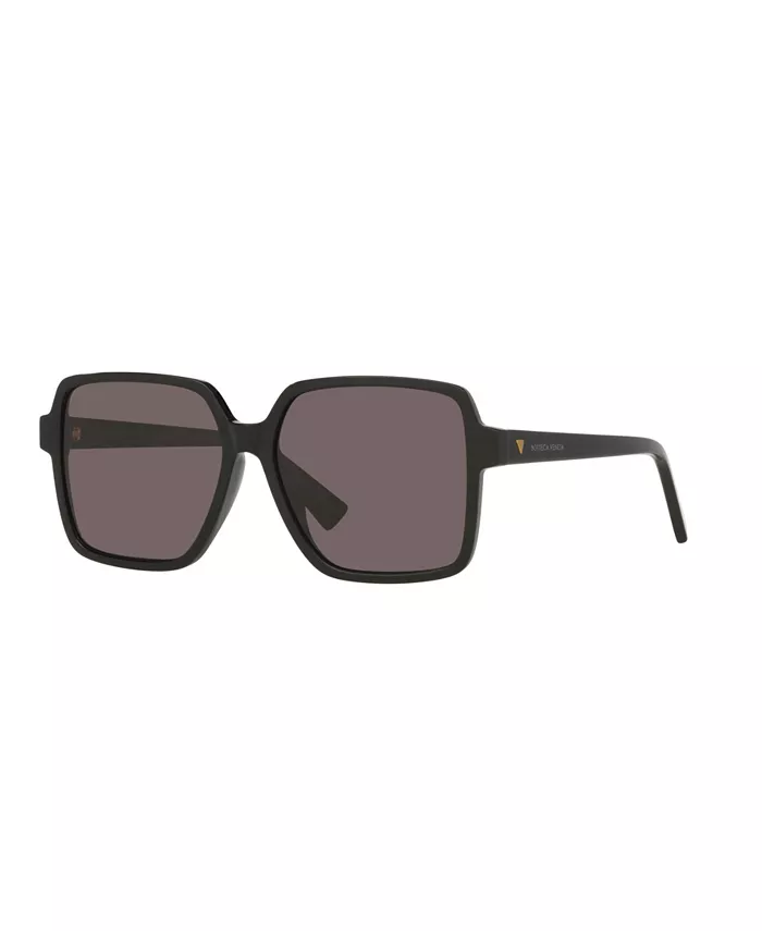 

Женские прямоугольные солнцезащитные очки, BV1317SK 6J000448 Bottega Veneta, черный