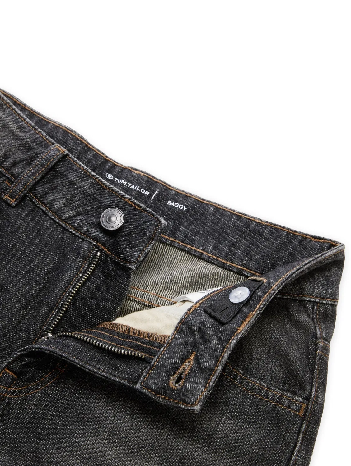Джинсы свободного кроя Tom Tailor, Black Denim — фото 3