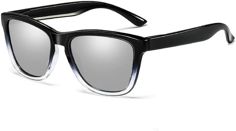 

Мужские поляризованные солнцезащитные очки UV400 в стиле ретро, ​​разноцветные, женские солнцезащитные очки, оправа для путешествий, вождения, пляжа, солнцезащитные очки, черный ртутный, цельные HYYZZC, Black Mercury