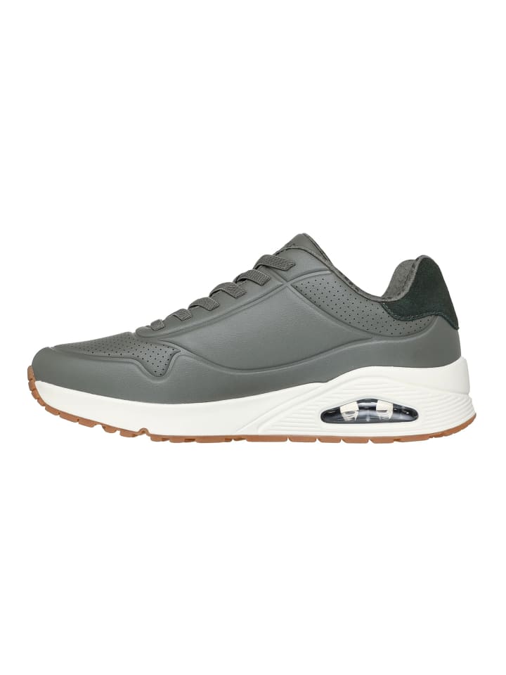 Кроссовки низкие UNO - Tailored Air зеленого цвета Skechers — фото 2