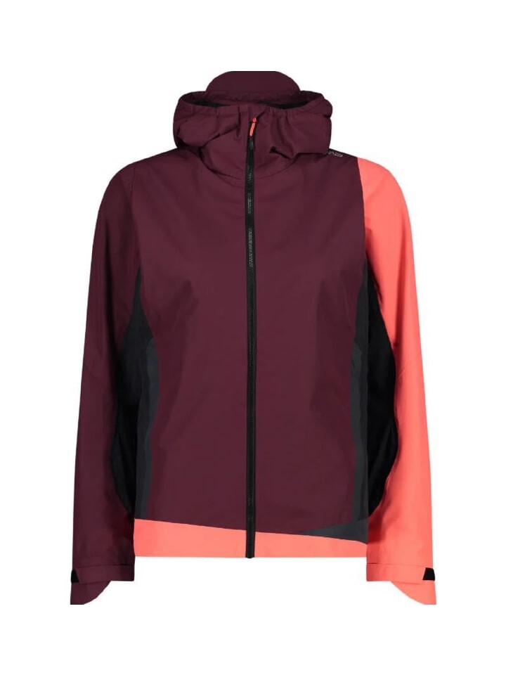 

Куртка софтшелл cmp Funktionsjacke WOMAN JACKET HYBRID FIX HOOD, красный