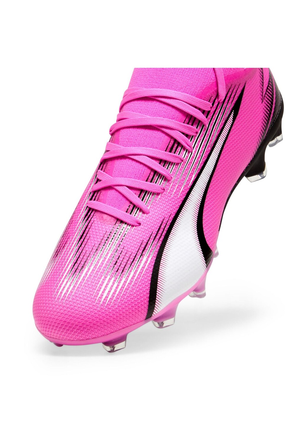 Футбольные бутсы ULTRA MATCH FG/AG мужские PUMA, цвет Poison Pink Puma White Puma Black — фото 3