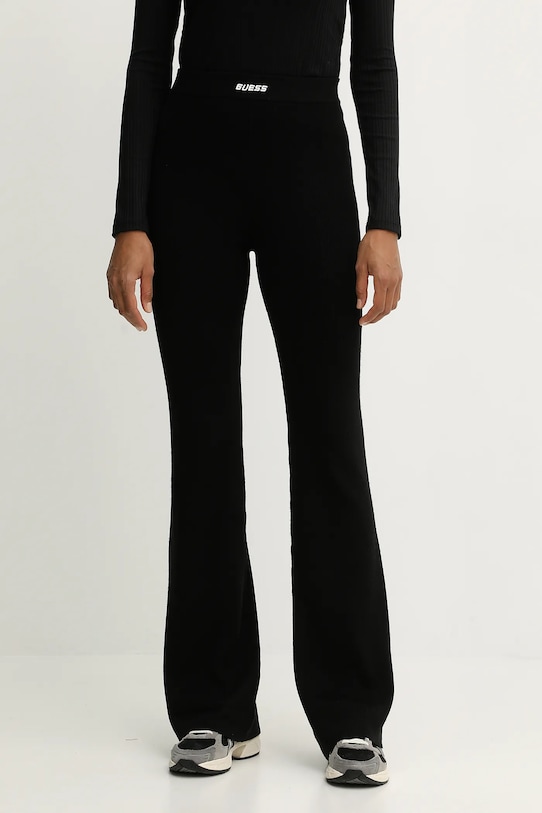 

Брюки FLAMINIA из смесовой шерсти Guess, черный
