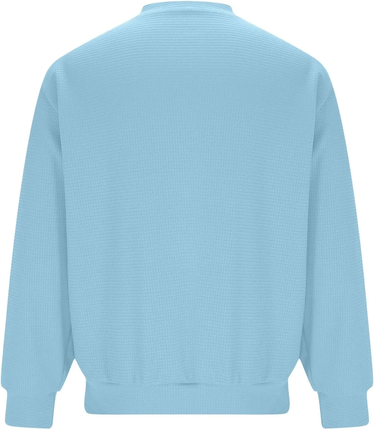 Мужской свитер-пуловер с вафельной текстурой и резинкой — фото 4