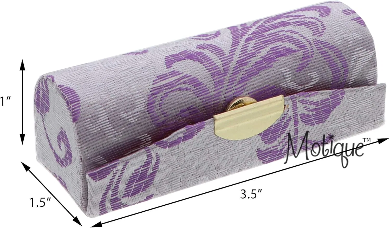 Чехол для губной помады из парчи Motique Accessories лавандовый — фото 2