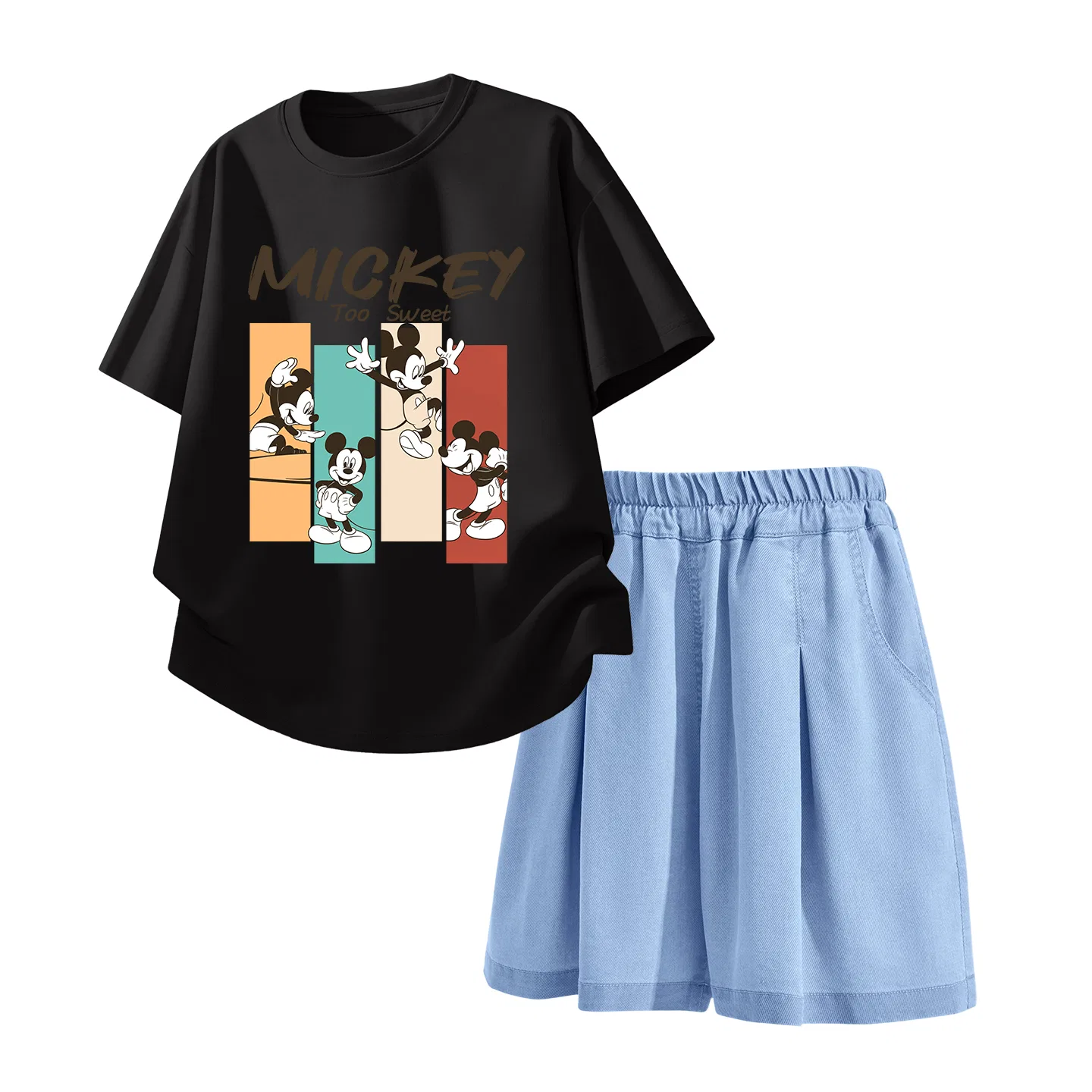 Спортивный костюм для детей Disney Casual Sportswear джинсовый светло-голубой — фото 4