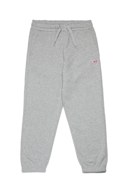 

Детские хлопковые спортивные брюки PGINND TROUSERS Diesel, серый