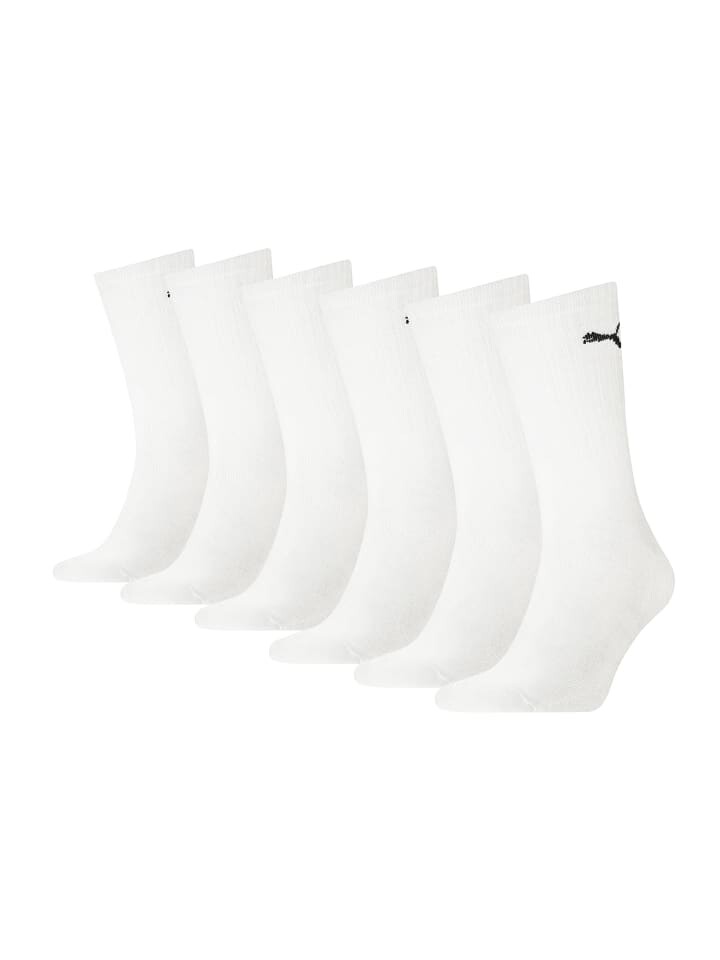 

Носки Puma PUMA UNISEX CREW SOCK 6P ECOM, цвет 300 - white