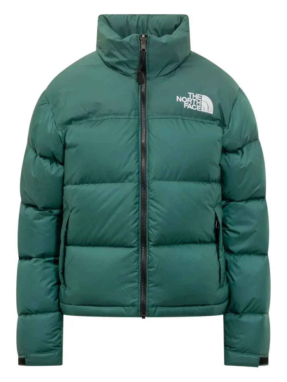 

Пуховик с логотипом The North Face, зеленый