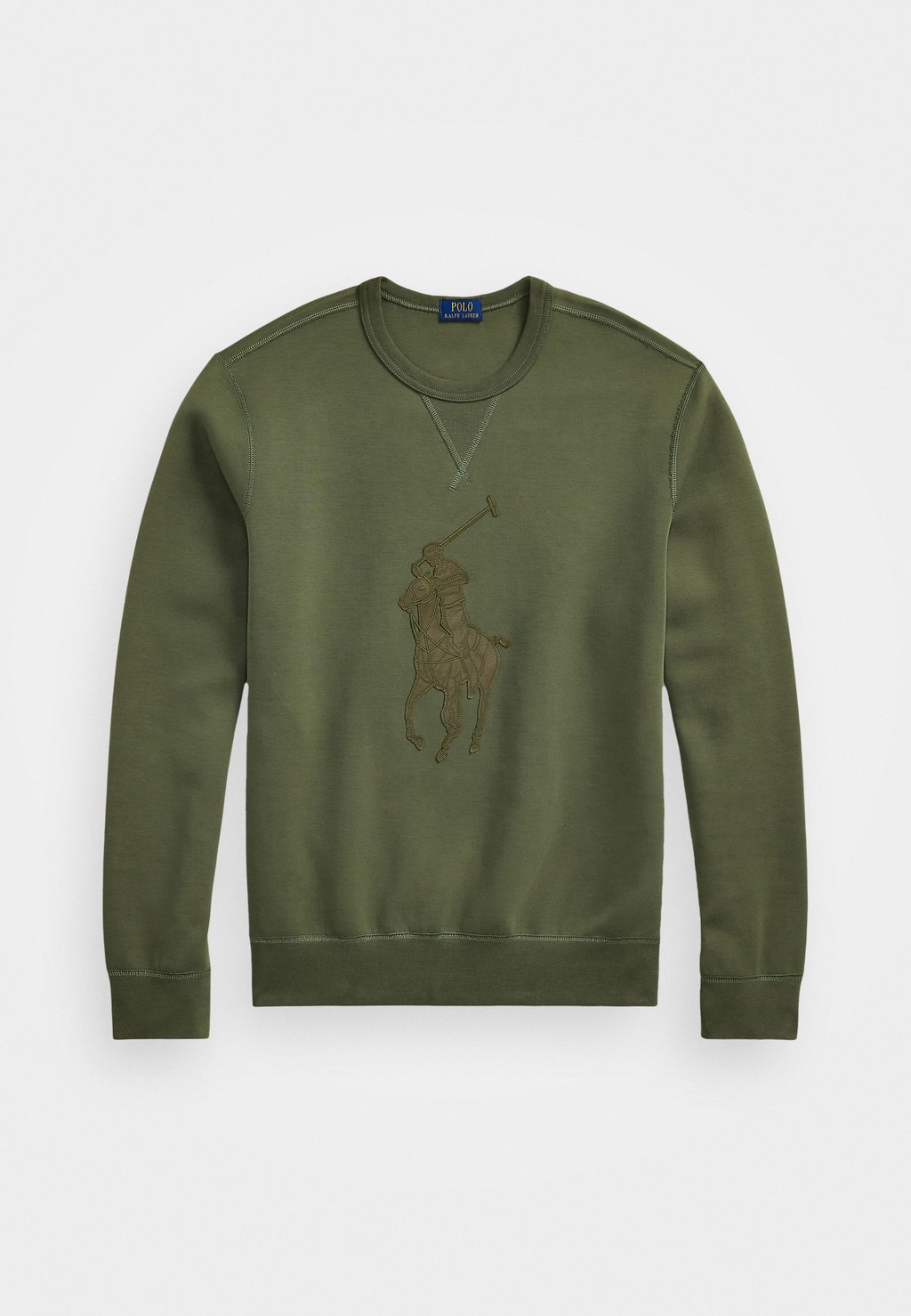 

Толстовка LEATHER-PONY DOUBLE-KNIT SWEATSHIRT Polo Ralph Lauren, темно-зеленый