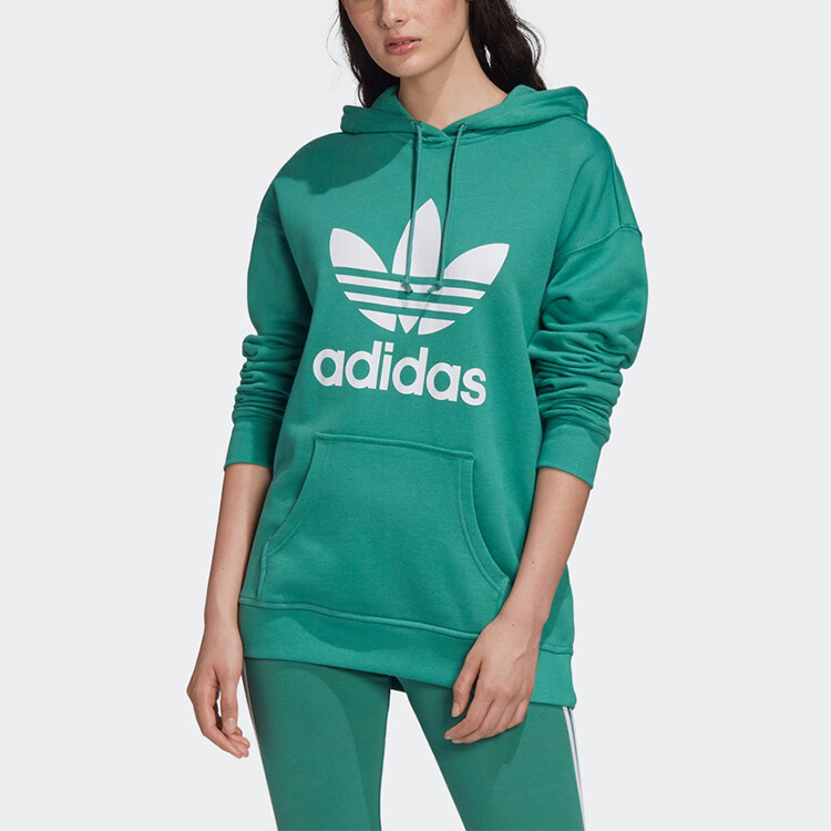 Свитшот женский бирюзовый Adidas Originals — фото 3