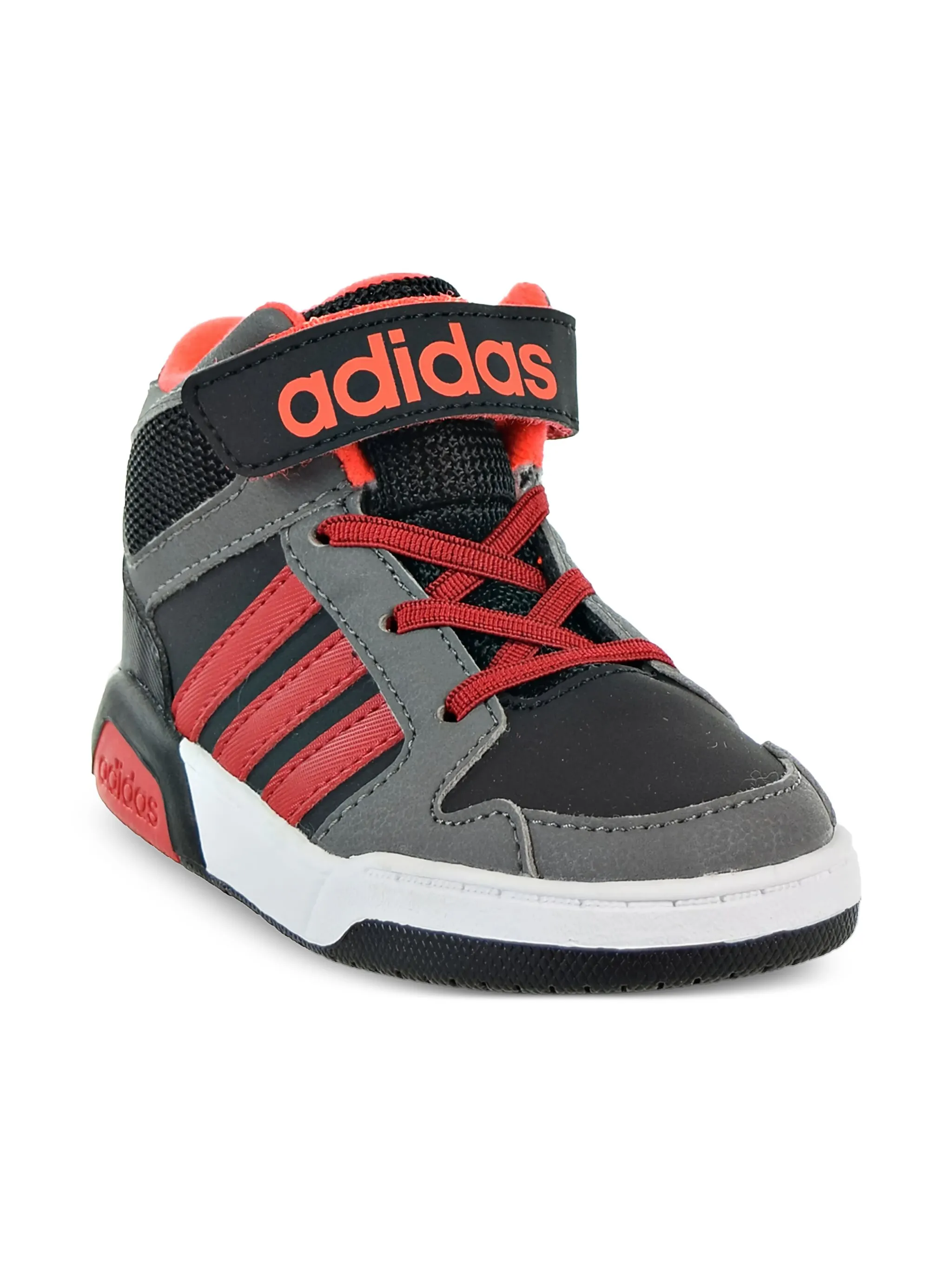 Кроссовки BB9TIS Mid Core Black/Scarlet/Solar Adidas Kids, черный — фото 2
